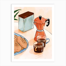 Coffee Break Art Print