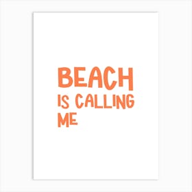 Beach Print Poster, Summer Vibes Wall Art, Coastal Quotes, Sun Ocean Gift For Her" Art Print