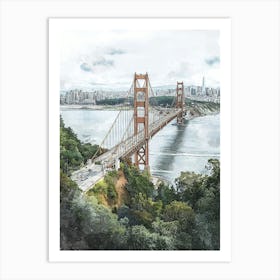 Golden Gate Bridge 4 Art Print