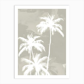 Palm Trees Canvas Print 1 Art Print