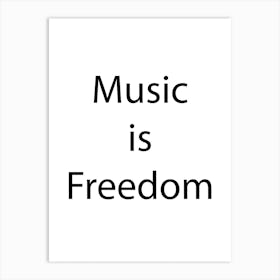 Music Quote 13 Art Print