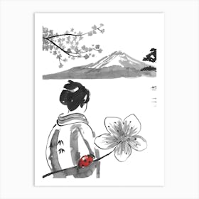 Quadryptique Japon Part 1 Art Print