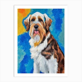 Otterhound 2 Fauvist Style Dog Art Print