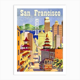 San Francisco Skyline 1 Art Print