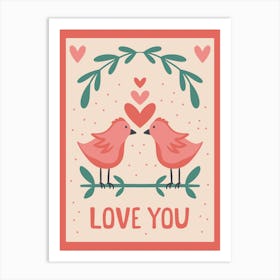 Love Birds Art Print