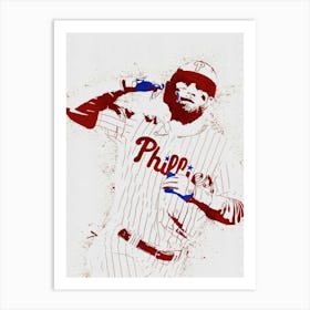 Bryce Harper Art Print