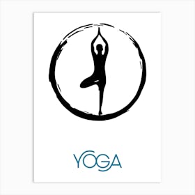 Yoga, the sport of yoga, the sport of meditation, relaxation, inspiring rest and meditation, a distinctive and exceptional work of art that embodies yoga.20 Art Print