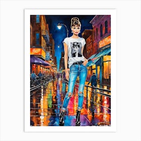 Audrey Hepburn Art Print