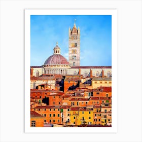 Duomo Di Siena, Siena, Tuscany, Italy Art Print