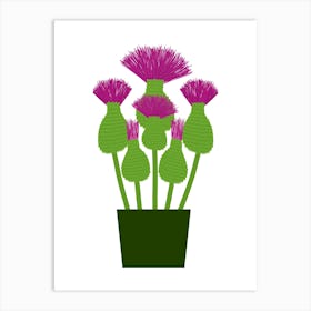 Thistles Art Print