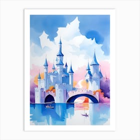 Disney Castle 3 Art Print
