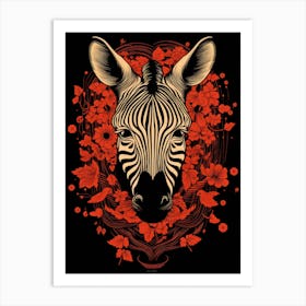 Zebra 6 Art Print