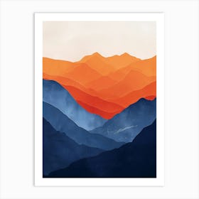 Mountains Art Print