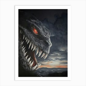 Godzilla Art Print