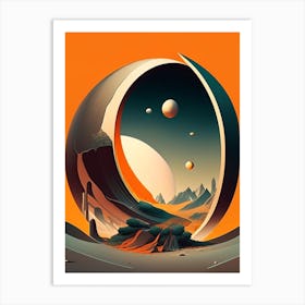 Inertia Comic Space Space Art Print