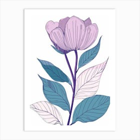 Lilac Flower Art Print