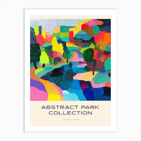 Abstract Park Collection Poster Gorky Park Moscow Russia 1 Art Print