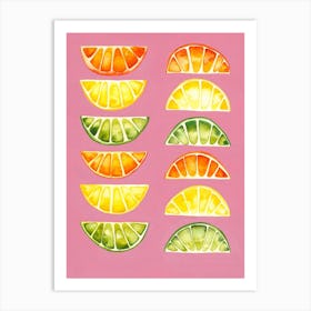 Lemons And Limes  Art Print