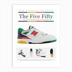 New Balance The Five Fifty Art Print