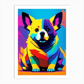 Corgi Painting 18 Art Print