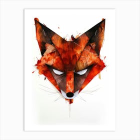 Fox Head Art Print