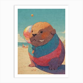 Sailor Dog Art Print