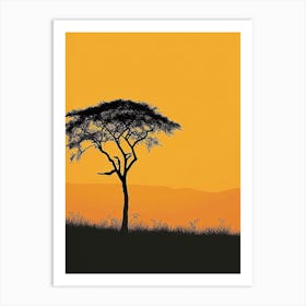 Acacia Tree, Africa 1 Art Print