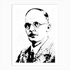 Hans Geiger Black In White Art Print