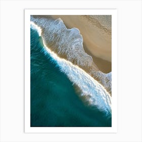 Aerial Beach Scene 1 Art Print