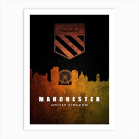 United Of Manchester Art Print