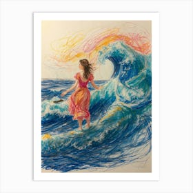 Mermaid 1 Art Print