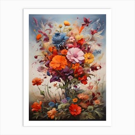 Flowers In A Vase 6 Art Print