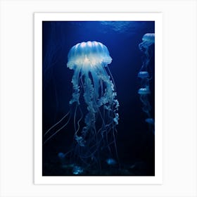 Turritopsis Dohrnii Importal Jellyfish Ocean Realistic 2 Art Print