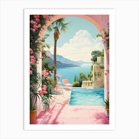 Pink Pool Art Print