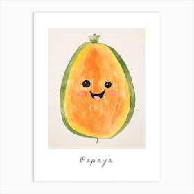 Friendly Kids Papaya Poster Art Print