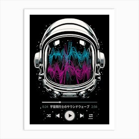 Soundtrack Neon - Astronaut Art Print