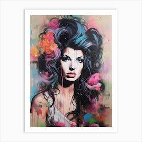 Amy Winehouse (1) Art Print