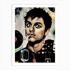 billie joe armstrong green day band music 2 Art Print