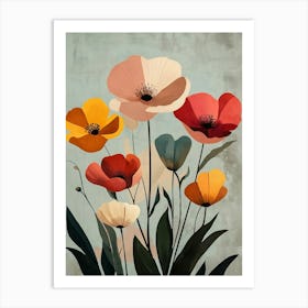 Poppies Canvas Print 27 Art Print