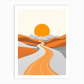 Journey Forward V 02 Art Print