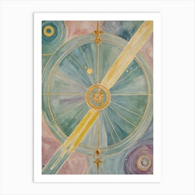 Pastel Wheel Of Life no3 Poster