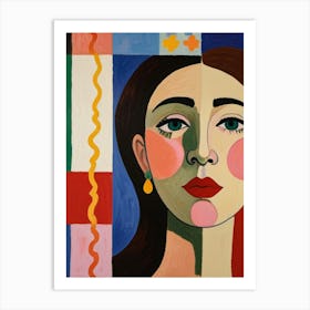 Face Of A Woman 1 Art Print