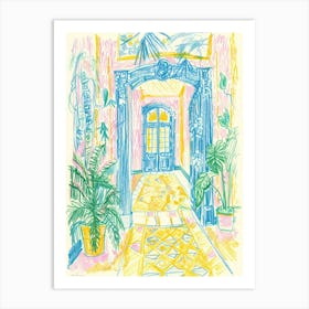 Doors And Gates Collection Sintra, Portugal 3 Art Print