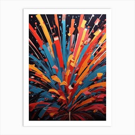 Firework Explosion Art Print