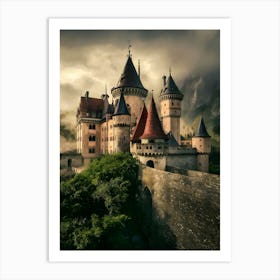 Castle In The Clouds Art Print