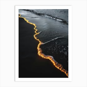 Golden Sand 1 Art Print