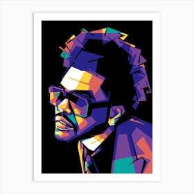 The Weeknd WPAP Art Print