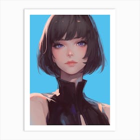 Anime Girl 3 Art Print