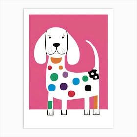 Dotty Dog Art Print