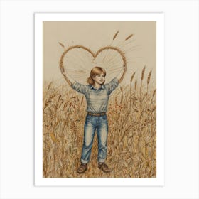 Heart Of Wheat 1 Art Print